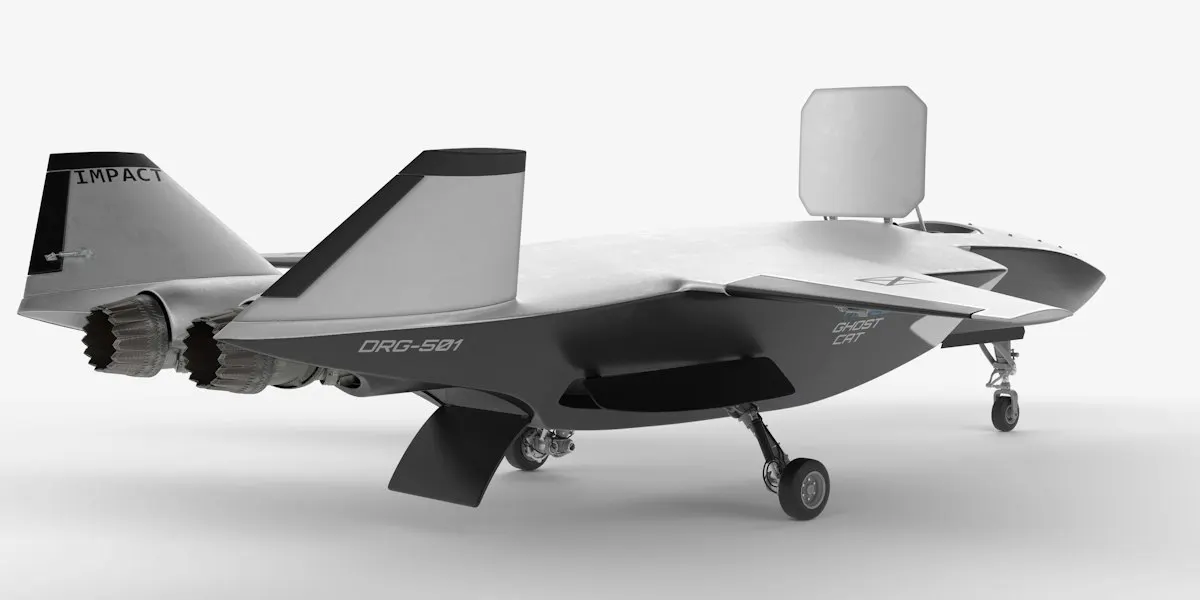 미 해군 MQ-25A 스팅레이 무인 공중급유기가 항공모함 운용을 앞두고 비행시험을 하는 모습