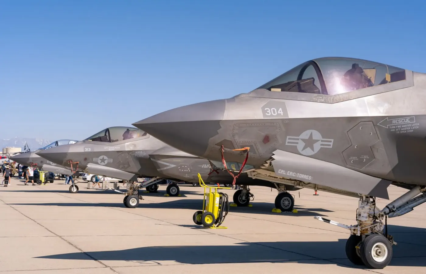 해병대 F-35, 캘리포니아에서 추락 사고 발생